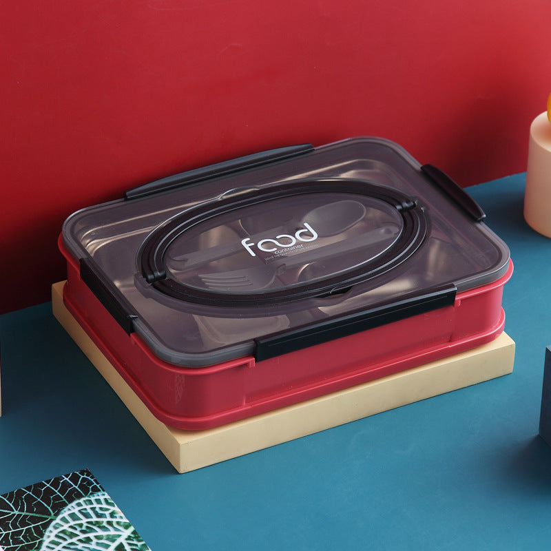 Stainless steel lunch box tableware meal