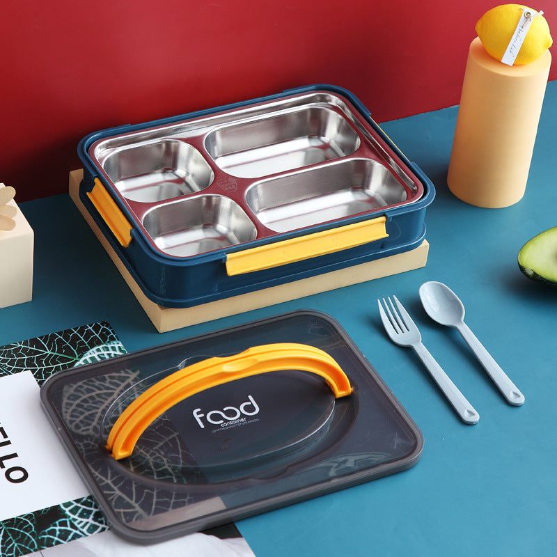 Stainless steel lunch box tableware meal