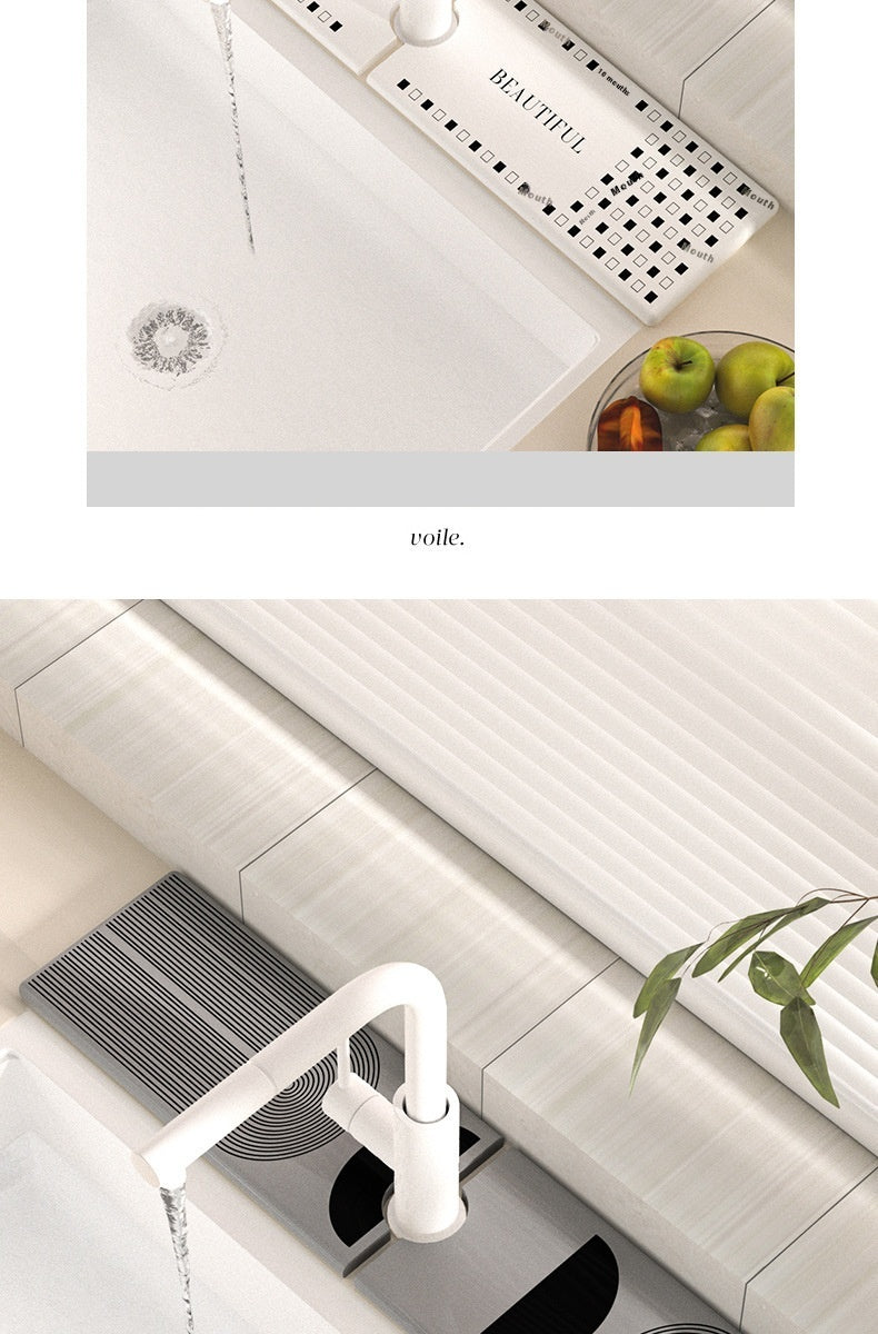 Drying Mat Absorbent Stone Plate Table Top Water Draining Pad