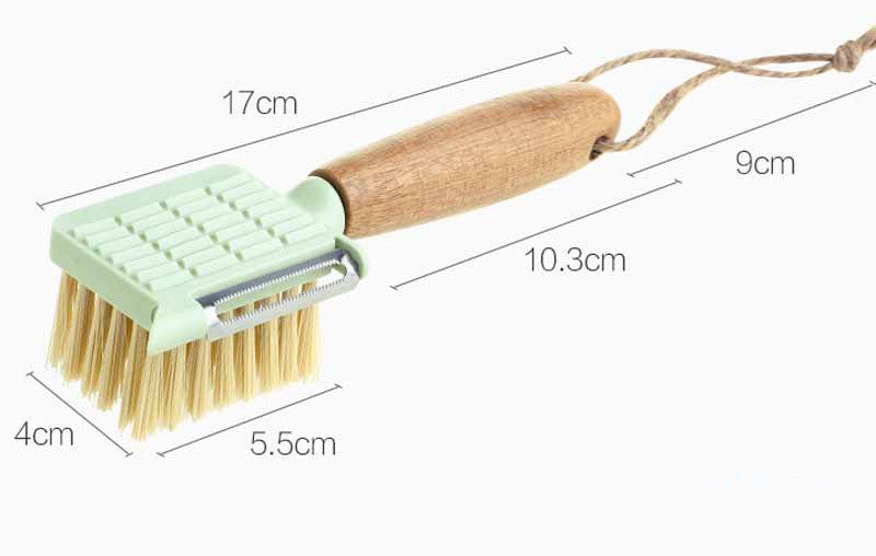 Fruit And Vegetable Brush Multifunctional Fruit Peeling Cleaning Kitchen Gadgets
