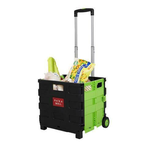 Double-Wheel Shopping Cart For Storage